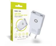 Mobile Origin GaN 30W Slim Charger MO18 Dual USB-C white - 1485293 - zdjęcie 3